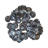 Maxbell 100Pcs Cymbals 1.46" Mountable Black for Adults and Kids Musical Performance