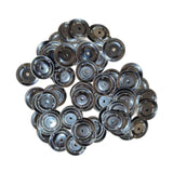 Maxbell 100Pcs Cymbals 1.46" Mountable Black for Adults and Kids Musical Performance