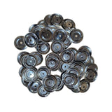 Maxbell 100Pcs Cymbals 1.46" Mountable Black for Adults and Kids Musical Performance