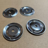 Maxbell 100Pcs Cymbals 1.46" Mountable Black for Adults and Kids Musical Performance