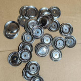 Maxbell 100Pcs Cymbals 1.46" Mountable Black for Adults and Kids Musical Performance