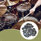 Maxbell 100Pcs Cymbals 1.46" Mountable Black for Adults and Kids Musical Performance