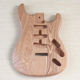 Maxbell Guitar Body Unfinished DIY Electric Guitars for Beginners Luthiers Accessory