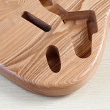 Maxbell Guitar Body Unfinished DIY Electric Guitars for Beginners Luthiers Accessory