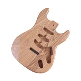 Maxbell Guitar Body Unfinished DIY Electric Guitars for Beginners Luthiers Accessory