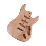 Maxbell Guitar Body Unfinished DIY Electric Guitars for Beginners Luthiers Accessory