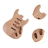 Maxbell Guitar Body Unfinished DIY Electric Guitars for Beginners Luthiers Accessory