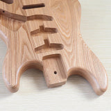 Maxbell Guitar Body Unfinished DIY Electric Guitars for Beginners Luthiers Accessory
