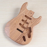 Maxbell Guitar Body Unfinished DIY Electric Guitars for Beginners Luthiers Accessory