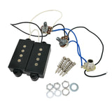 Maxbell Pre-wired Pickup Harness Passive Pickup for Electric String 4-string