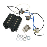 Maxbell Pre-wired Pickup Harness Passive Pickup for Electric String 4-string