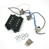 Maxbell Pre-wired Pickup Harness Passive Pickup for Electric String 4-string