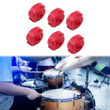 Maxbell 6Pcs Quick Release Cymbal Nuts Professional Replaces Drum Accessories