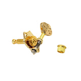 Maxbell 6 Pieces Guitar Pegs 1:20 Volumn Timbre Knobs for Outdoor Indoor Replacement