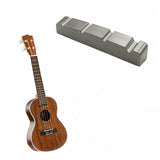 Maxbell Bass Guitar Nut Titanium Alloy Easy to Install Slotted Accessory Guitar Part 42x5.8x7.8mm