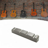 Maxbell Bass Guitar Nut Titanium Alloy Easy to Install Slotted Accessory Guitar Part 42x5.8x7.8mm