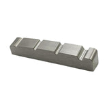 Maxbell Bass Guitar Nut Titanium Alloy Easy to Install Slotted Accessory Guitar Part 42x5.8x7.8mm