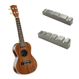 Maxbell Bass Guitar Nut Titanium Alloy Easy to Install Slotted Accessory Guitar Part 42x5.8x7.8mm