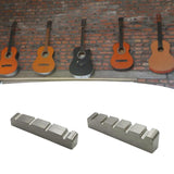 Maxbell Bass Guitar Nut Titanium Alloy Easy to Install Slotted Accessory Guitar Part 42x5.8x7.8mm