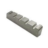Maxbell Bass Guitar Nut Titanium Alloy Easy to Install Slotted Accessory Guitar Part 43x5.8x10mm