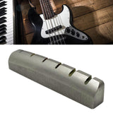 Maxbell Bass Guitar Nut Titanium Alloy Slotted Replacement Part 43x6x9mm