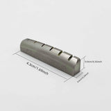 Maxbell Bass Guitar Nut Titanium Alloy Slotted Replacement Part 43x6x9mm