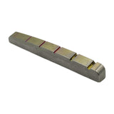 Maxbell Bass Guitar Nut Titanium Alloy Slotted Replacement Part 42.9x3.5x5.1mm