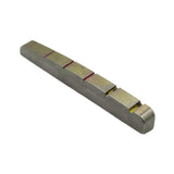 Maxbell Bass Guitar Nut Titanium Alloy Slotted Replacement Part 42.9x3.5x5.1mm