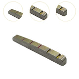 Maxbell Bass Guitar Nut Titanium Alloy Slotted Replacement Part 42.9x3.5x5.1mm