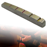 Maxbell Bass Guitar Nut Titanium Alloy Slotted Replacement Part 42.9x3.5x5.1mm