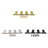 Maxbell 4 String Headless Guitar Locking Nut Bass Guitar Bridge Strings Locks Gold