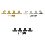 Maxbell 4 String Headless Guitar Locking Nut Bass Guitar Bridge Strings Locks Gold