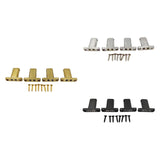 Maxbell 4 String Headless Guitar Locking Nut Bass Guitar Bridge Strings Locks Gold