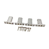 Maxbell 4 String Headless Guitar Locking Nut Bass Guitar Bridge Strings Locks Gray