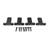 Maxbell 4 String Headless Guitar Locking Nut Bass Guitar Bridge Strings Locks Black