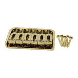 Maxbell 6 String Electric Guitar Fixed Bridge Replacement String through Body for Gold