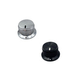 Maxbell Potentiometer Control Knobs with Wrench Volume Knob for Dimmer Bass Speakers Black