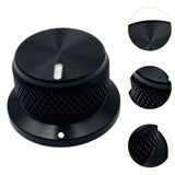 Maxbell Potentiometer Control Knobs with Wrench Volume Knob for Dimmer Bass Speakers Black