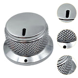 Maxbell Potentiometer Control Knobs with Wrench Volume Knob for Dimmer Bass Speakers Gray