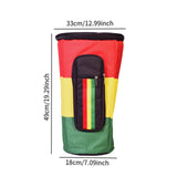 Maxbell African Drum Bag Waterproof Comfortable Dustproof Adjustable Shoulder Straps 10inch