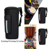 Maxbell Djembe Bag Padded Percussion Instrument Accessory Dustproof Africa Drum Case 8 Inch