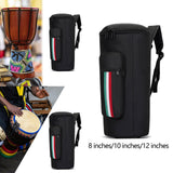Maxbell Djembe Bag Padded Percussion Instrument Accessory Dustproof Africa Drum Case 8 Inch