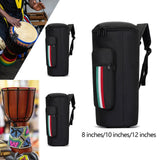 Maxbell Djembe Bag Padded Percussion Instrument Accessory Dustproof Africa Drum Case 8 Inch