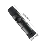 Maxbell Kazoo Instrument Accompaniment Compact Toy Professional Beginner Kids Adults Black