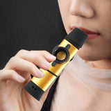 Maxbell Kazoo Instrument Accompaniment Compact Toy Professional Beginner Kids Adults Gold