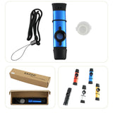 Maxbell Kazoo Instrument Accompaniment Compact Toy Professional Beginner Kids Adults Blue