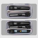 Maxbell Travel Microphone Carry Case Handheld Mics Carrying Bag for Party Travelling