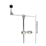 Maxbell Cymbal Arm Easy to Install Mounting Hardware Bracket Cymbal Stand Attachment
