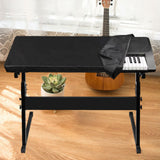 Maxbell Piano Keyboard Dust Cover Portable with Elastic & Cord Lock Protective Cover 61 Keys