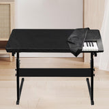 Maxbell Piano Keyboard Dust Cover Portable with Elastic & Cord Lock Protective Cover 61 Keys